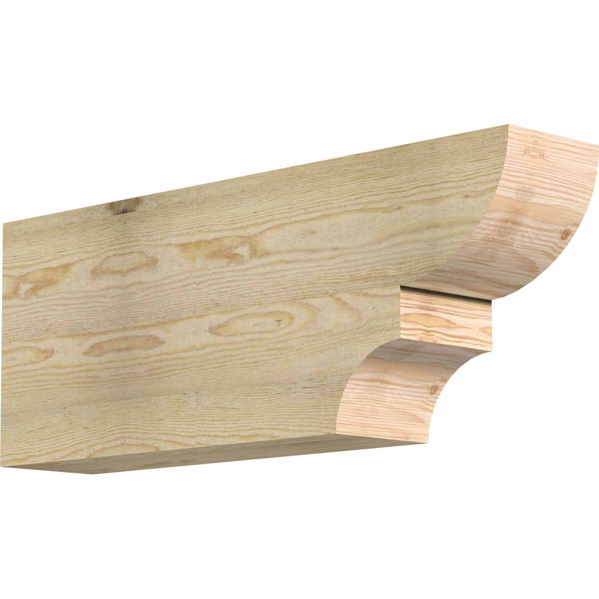 Ekena Millwork Ridgewood Rough Sawn Rafter Tail, Douglas Fir, 6"W x 12"H x 32"L RFT06X12X32RID00RDF - alternate 1